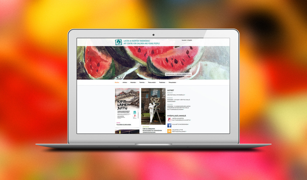 Sivustouudistus taidekeskukselle