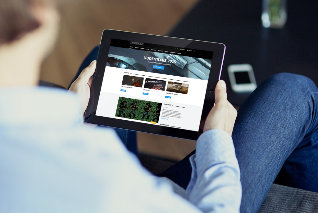 Sivustouudistus Skrolli-lehdelle