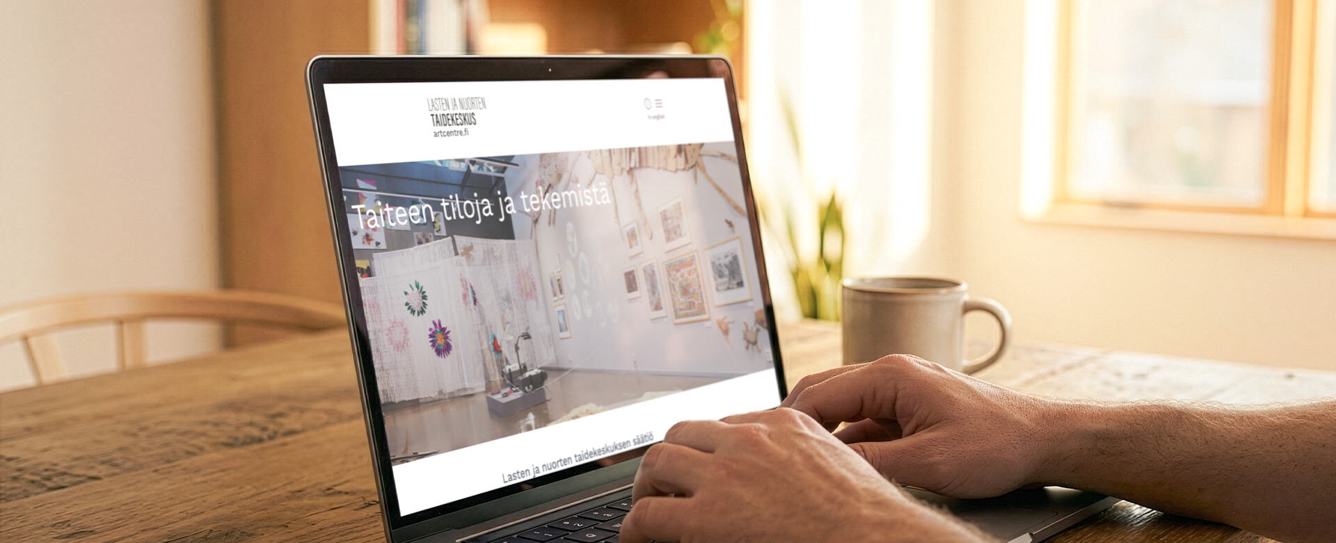 Sivustouudistus <br>taidekeskukselle - Kuvituskuva