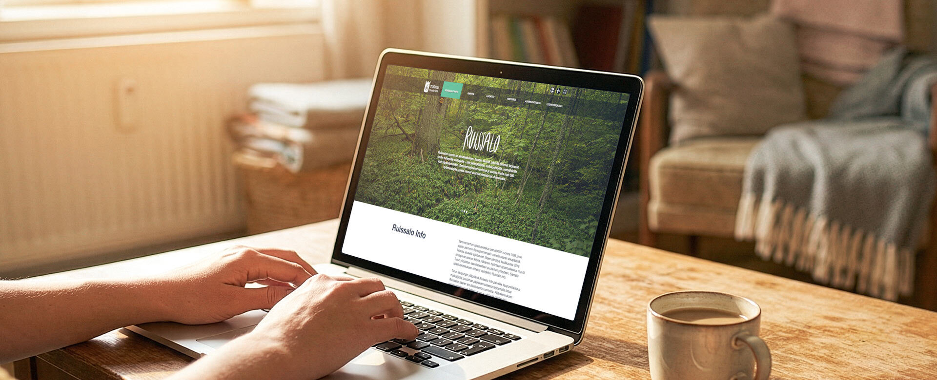 Ruissalo Info -sivusto Turun kaupungille - Kuvituskuva